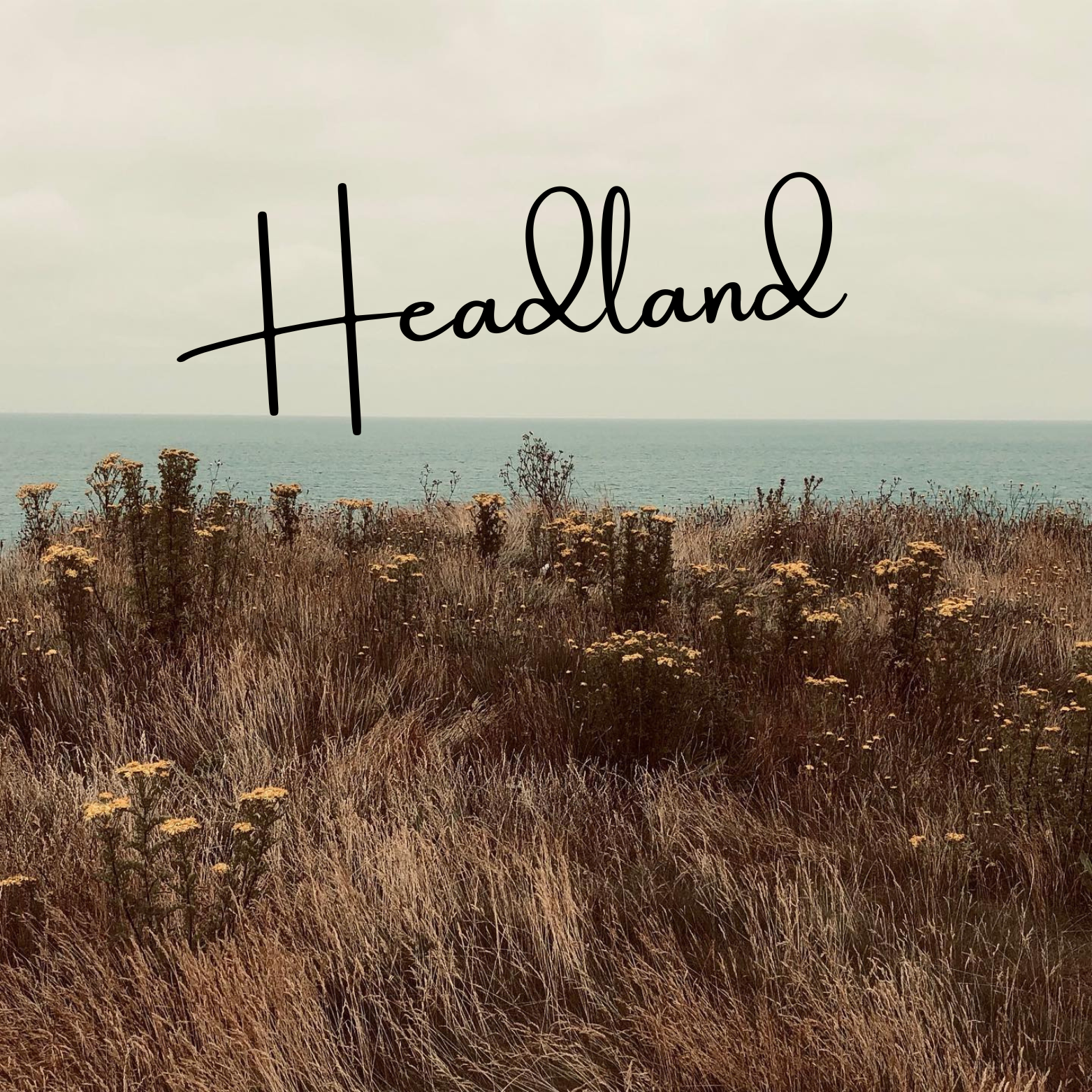 Scenic view of a coastal landscape with 'Headland' text overlay artwork for Les Idees Parfums Eau de Parfum